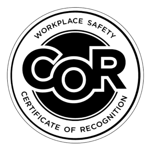 Workplace Safety Certificate of Recognition (COR) compliance logo